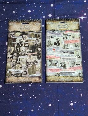 2 Tim Holtz Idea-ology HALLOWEEN 2021 2022 CURIOSITIES Sticker Books RARE HTF